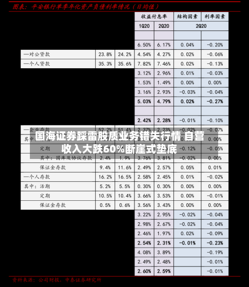 国海证券踩雷股质业务错失行情 自营收入大跌60%断崖式垫底-第3张图片