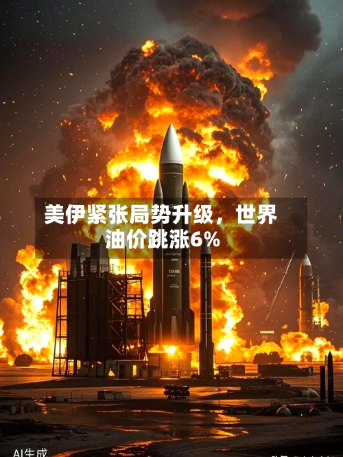 美伊紧张局势升级	，世界油价跳涨6%-第2张图片
