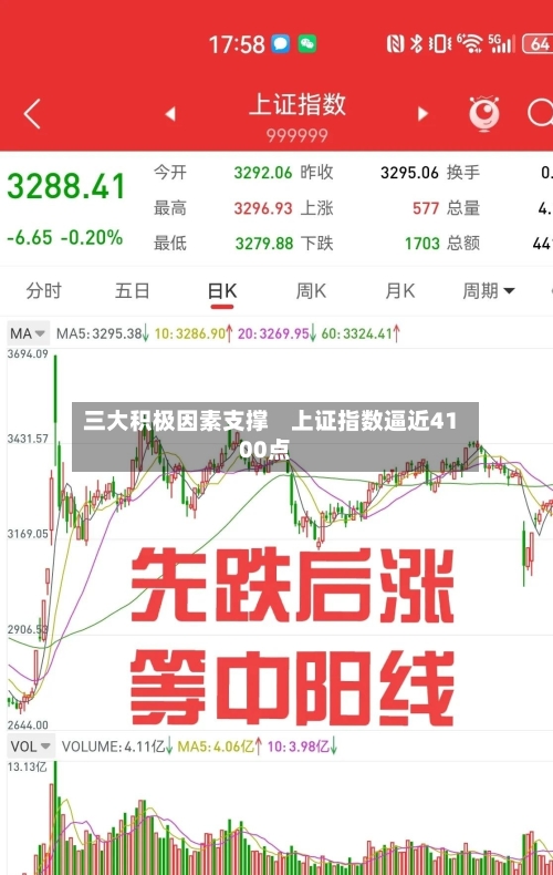 三大积极因素支撑    上证指数逼近4100点-第3张图片