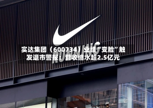 实达集团（600734）业绩“变脸”触发退市警报：营收缩水超2.5亿元-第2张图片