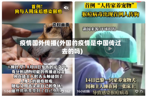 疫情国外传播(外国的疫情是中国传过去的吗)