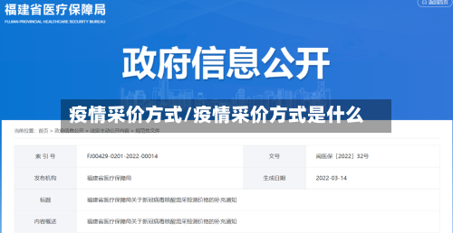 疫情采价方式/疫情采价方式是什么