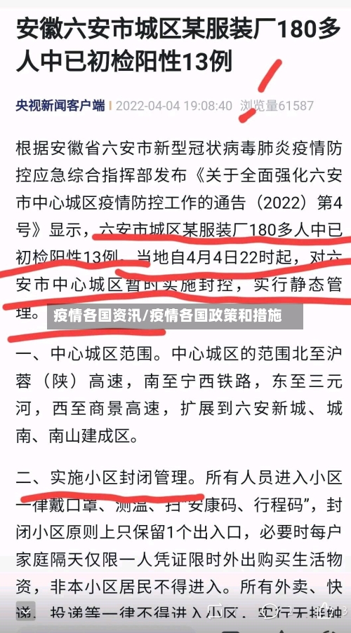疫情各国资汛/疫情各国政策和措施