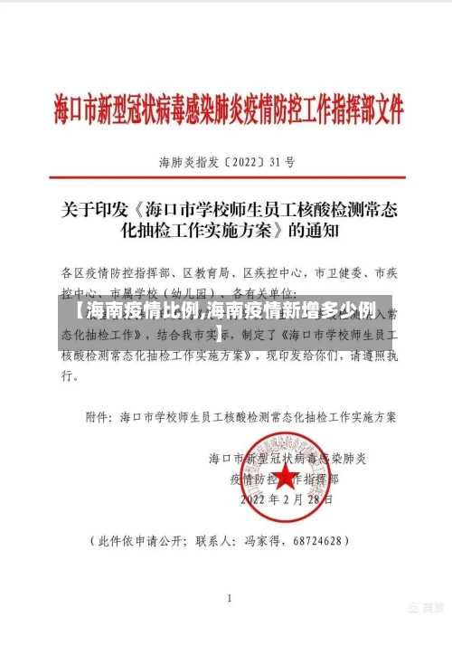 【海南疫情比例,海南疫情新增多少例】