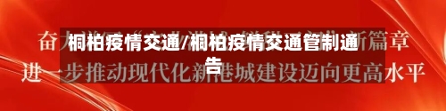 桐柏疫情交通/桐柏疫情交通管制通告-第2张图片