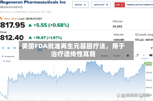 美国FDA批准再生元基因疗法，用于治疗遗传性耳聋-第2张图片