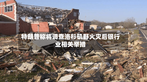 特朗普称将调查洛杉矶野火灾后银行业相关举措-第3张图片