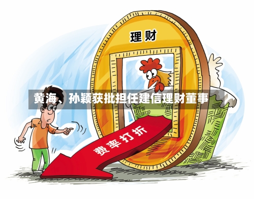 黄海、孙颖获批担任建信理财董事