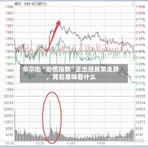 华尔街“恐慌指数	”正出现反常走势，背后意味着什么-第2张图片