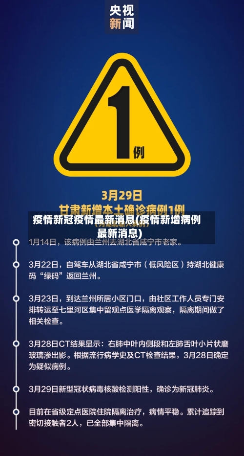 疫情新冠疫情最新消息(疫情新增病例最新消息)-第2张图片