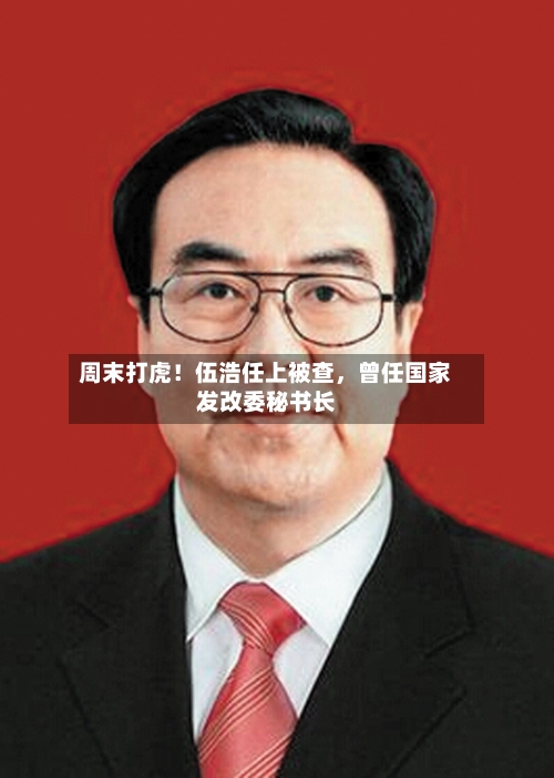 周末打虎！伍浩任上被查，曾任国家发改委秘书长-第2张图片