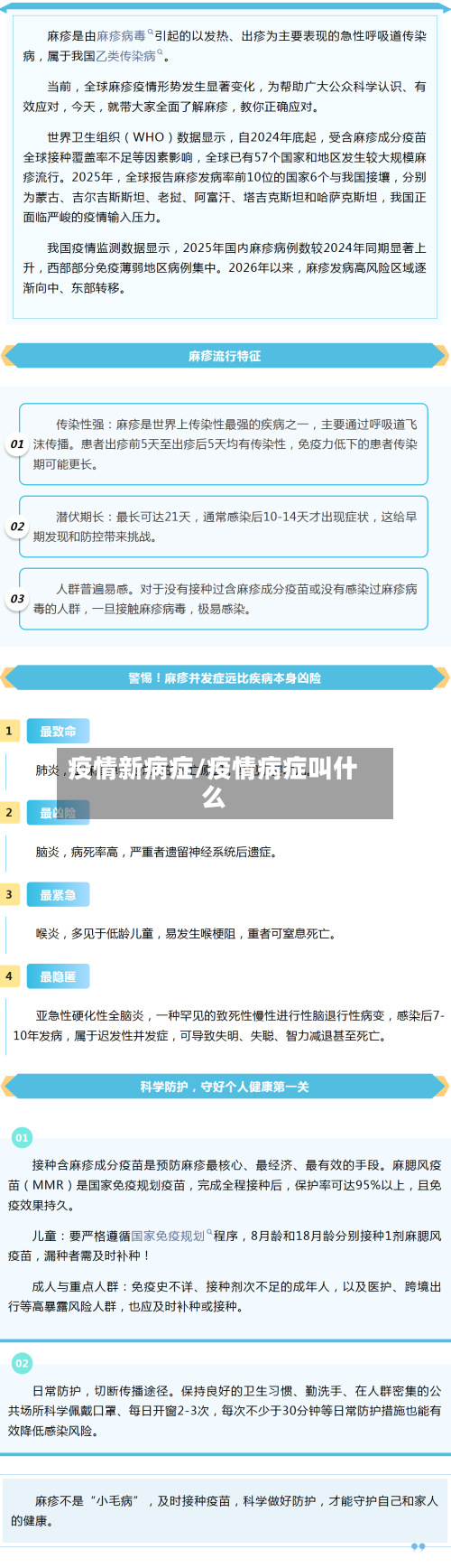 疫情新病症/疫情病症叫什么