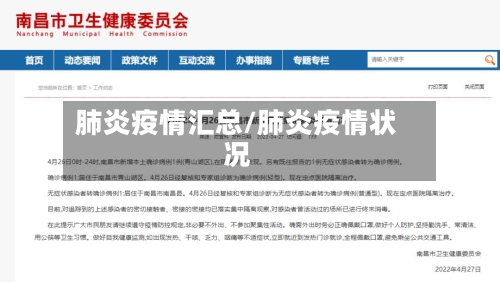 肺炎疫情汇总/肺炎疫情状况-第2张图片