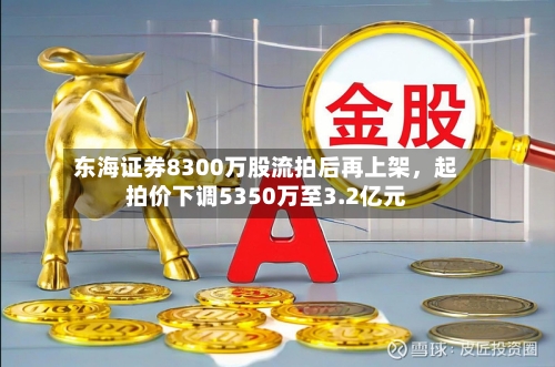 东海证券8300万股流拍后再上架，起拍价下调5350万至3.2亿元-第3张图片