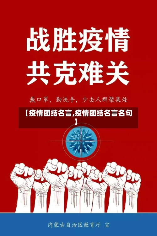 【疫情团结名言,疫情团结名言名句】