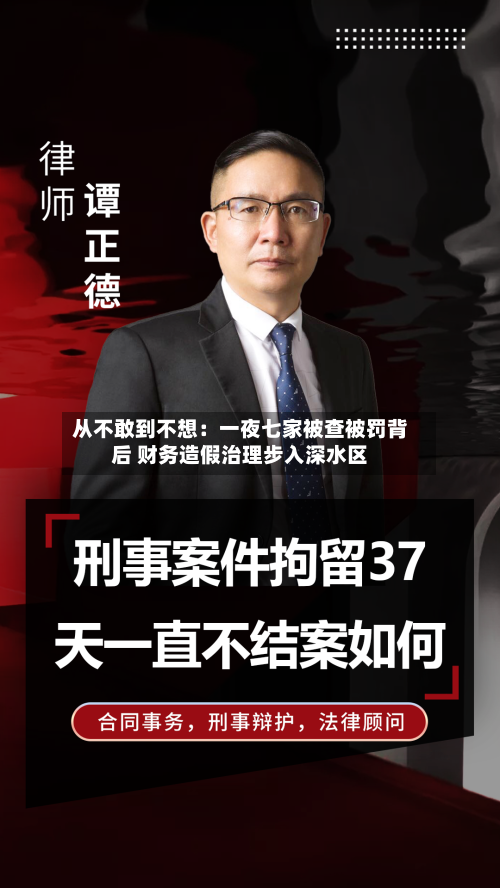 从不敢到不想：一夜七家被查被罚背后 财务造假治理步入深水区-第2张图片