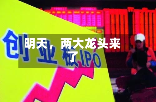 明天，两大龙头来了-第3张图片
