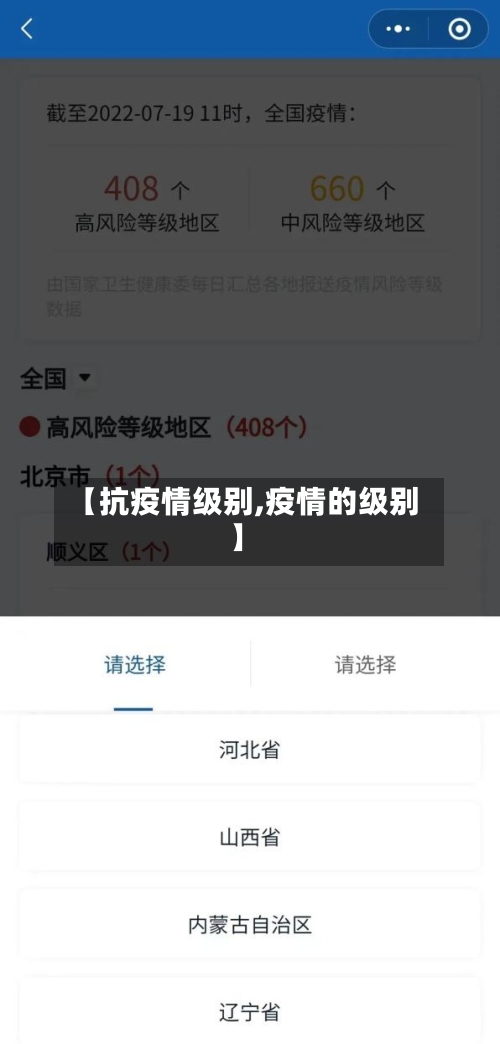 【抗疫情级别,疫情的级别】-第2张图片