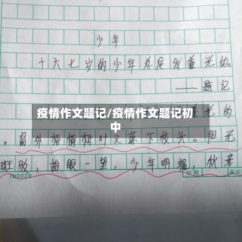 疫情作文题记/疫情作文题记初中-第2张图片