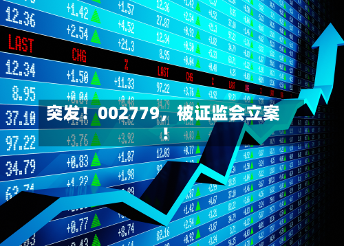 突发！002779，被证监会立案！