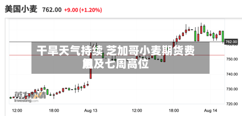 干旱天气持续 芝加哥小麦期货费用触及七周高位