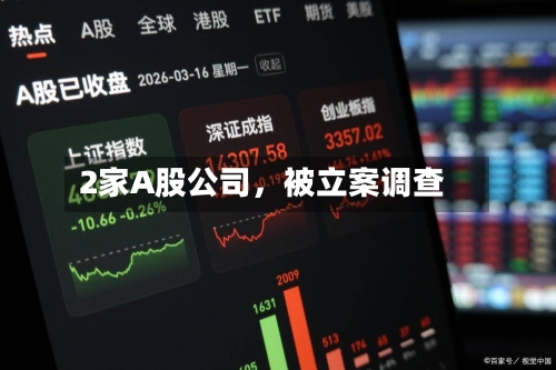 2家A股公司	，被立案调查-第2张图片