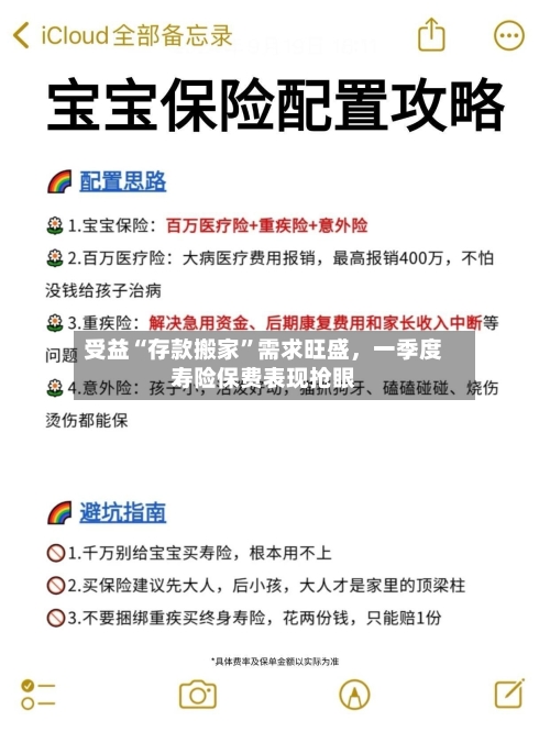 受益“存款搬家”需求旺盛，一季度寿险保费表现抢眼-第2张图片