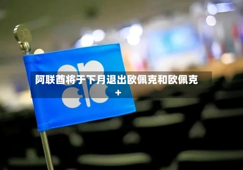 阿联酋将于下月退出欧佩克和欧佩克+