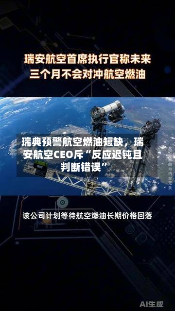 瑞典预警航空燃油短缺，瑞安航空CEO斥“反应迟钝且判断错误	”-第3张图片