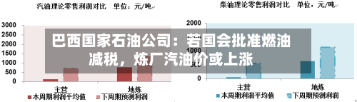 巴西国家石油公司：若国会批准燃油减税，炼厂汽油价或上涨-第3张图片