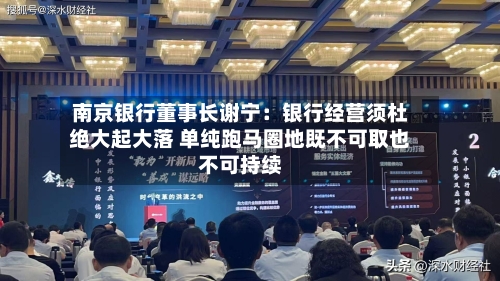 南京银行董事长谢宁：银行经营须杜绝大起大落 单纯跑马圈地既不可取也不可持续-第2张图片