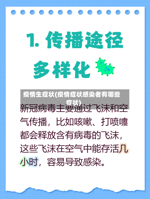 疫情生症状(疫情症状感染者有哪些症状)