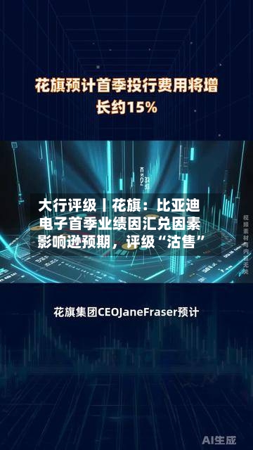 大行评级丨花旗：比亚迪电子首季业绩因汇兑因素影响逊预期，评级“沽售”