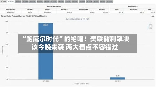 “鲍威尔时代	”的绝唱！美联储利率决议今晚来袭 两大看点不容错过-第2张图片