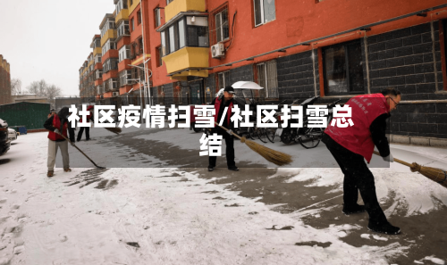 社区疫情扫雪/社区扫雪总结