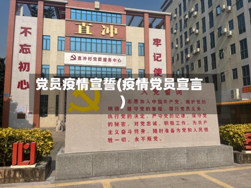 党员疫情宣誓(疫情党员宣言)