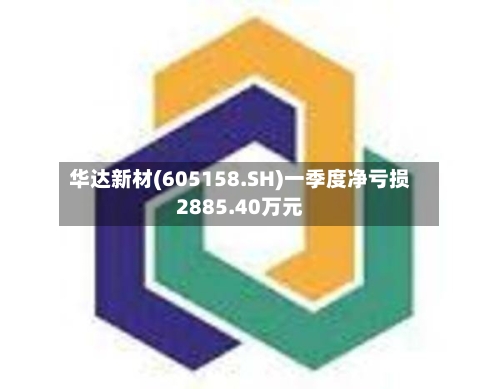 华达新材(605158.SH)一季度净亏损2885.40万元