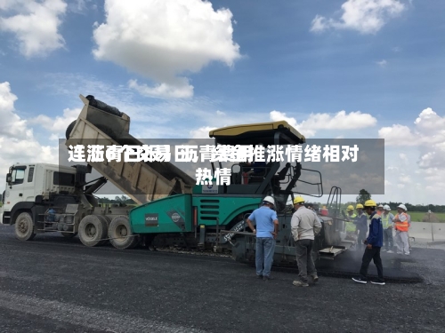 【沥青日报】沥青费用连涨6个交易日，资金推涨情绪相对热情-第2张图片