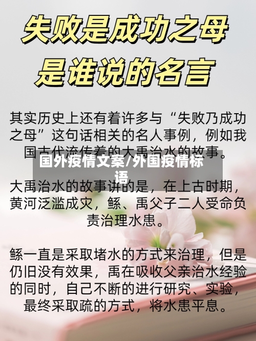 国外疫情文案/外国疫情标语