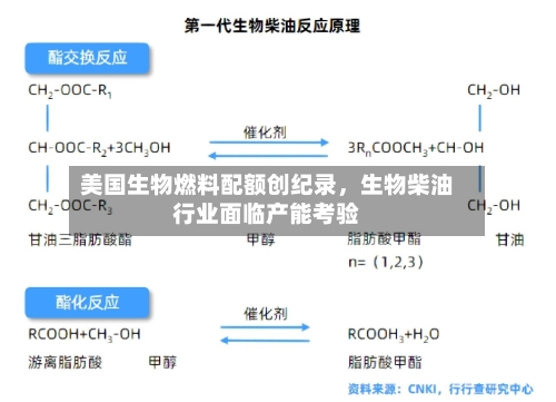 美国生物燃料配额创纪录，生物柴油行业面临产能考验-第2张图片