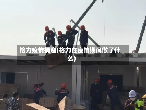 格力疫情捐赠(格力在疫情期间做了什么)-第2张图片