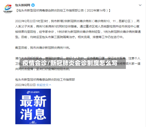 疫情会诊/新冠肺炎会诊制度怎么写