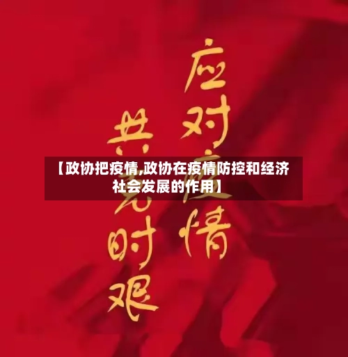 【政协把疫情,政协在疫情防控和经济社会发展的作用】