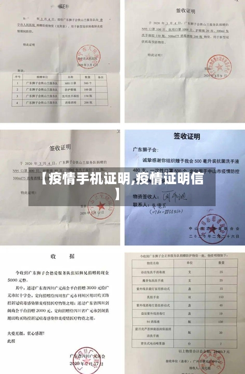 【疫情手机证明,疫情证明信】