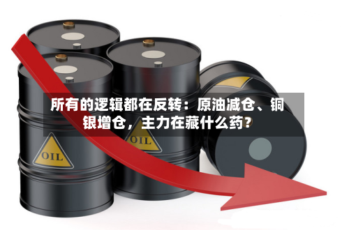 所有的逻辑都在反转：原油减仓	、铜银增仓，主力在藏什么药？-第3张图片