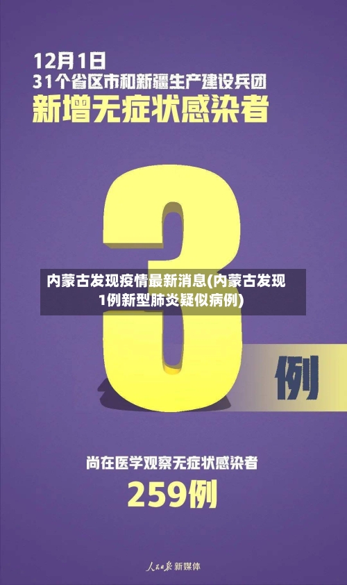 内蒙古发现疫情最新消息(内蒙古发现1例新型肺炎疑似病例)
