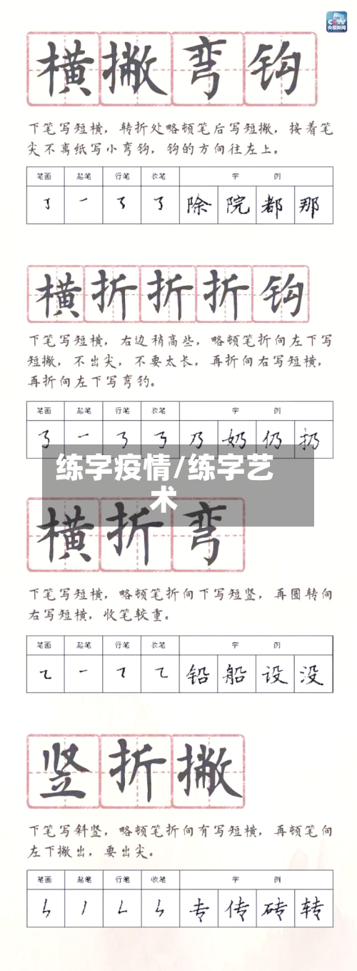 练字疫情/练字艺术-第2张图片