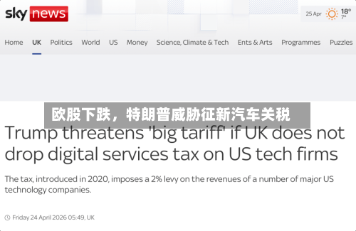 欧股下跌，特朗普威胁征新汽车关税-第3张图片