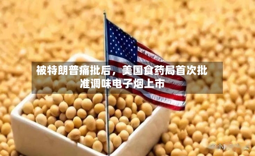 被特朗普痛批后，美国食药局首次批准调味电子烟上市-第3张图片